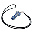 Sodalit Penis amulet pro plodnost, přívěsek přírodní kámen ručně broušený 3 cm, kámen komunikace