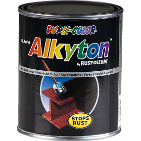 Dupli-Color Alkyton Farbę kowalską na metal, czarną, 750 ml
