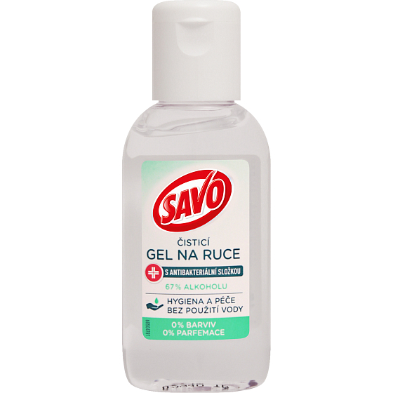 Savo Żel do czyszczenia rąk z antybakteryjnym składnikiem, 50 ml