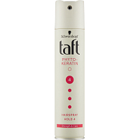 Taft Keratin, lak na vlasy ultra silný, síla fixace 4, 250 ml