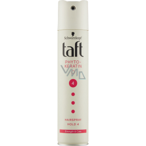Taft Keratin, lak na vlasy ultra silný, síla fixace 4, 250 ml Taft Keratin, lak na vlasy ultra silný, síla fixace 4, 250 ml