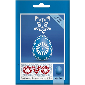 Ovo Niebieski barwnik w proszku 1 opakowanie (5 g) = 10 - 15 jajek