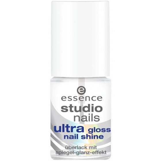 Essence Studio Nails Ultra Gloss Nail Shine krycí lak na nehty s leskem 8 ml