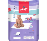 Bella Happy dziecięce podkładki do przewijania, 90 × 60 cm, 5 szt.