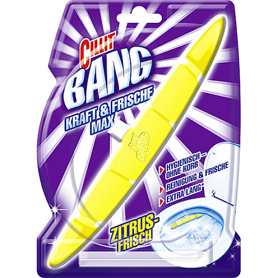 Cillit Bang Power & Fresh Max Citrus Fresh Wc blok bez mřížky 43 g