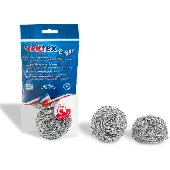 Vektex Bright Drátěnka nerezová 2 kusy