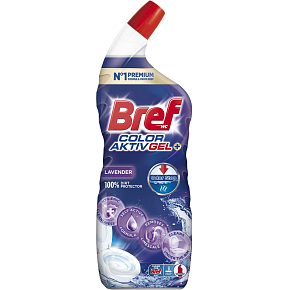 Bref WC żel Excellence Gel Color Aktiv+ Lawenda, 700 ml