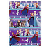 Ditipo Dárkový balicí papír 70 x 200 cm Vánoční Disney Ledové království fialový