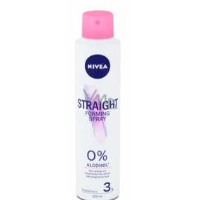 Nivea Tvarovací sprej Straight pro hladký účes proti krepatění a vysušování vlasů 250 ml Nivea Tvarovací sprej Straight pro hladký účes proti krepatění a vysušování vlasů 250 ml