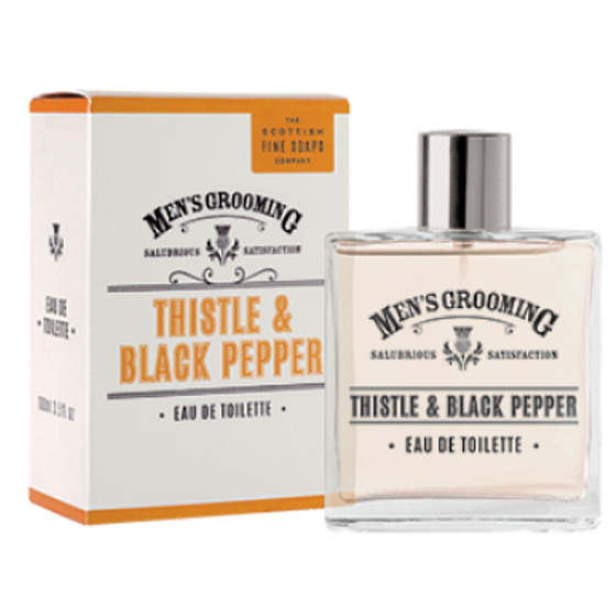 Scottish Fine Soaps Černý pepř a ostropestřec toaletní voda pro muže 100 ml