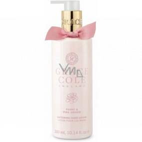 Grace Cole Peony & Pink Orchid jemné mléko na ruce dávkovač 300 ml