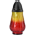 Bolsius Lampa skleněná Žluto-červená 22 cm 58 hodin 180 g