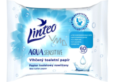 Linteo wilgotny papier toaletowy Aqua Sensitive, 60 szt.