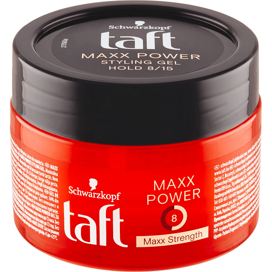 Taft Maxx Power stylingový gel na vlasy 250 ml