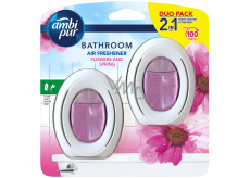 Ambi Pur Łazienka Kwiat & Wiosna odświeżacz powietrza do łazienki 2 x 7,5 ml, duopack