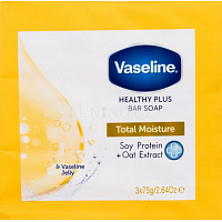 Vaseline mydło Total Moisture, 3x 75 g