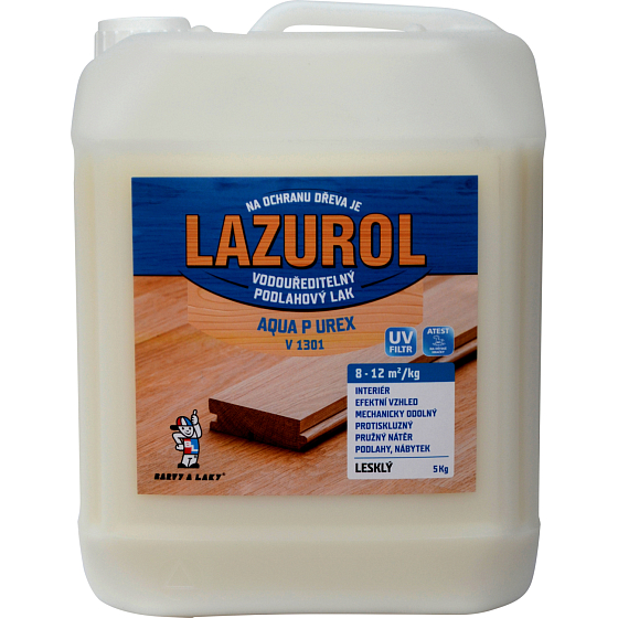 Lazurol Aqua P UREX V1301 połysk odporny lak do drewna bezbarwny, 5 kg