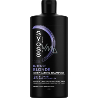 Syoss Blonde & Silver szampon do rozjaśnionych, blond i siwych włosów, 440 ml