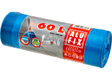 Alufix worki na śmieci, 20 µ, 64 × 71 cm, 60 l, 15 sztuk