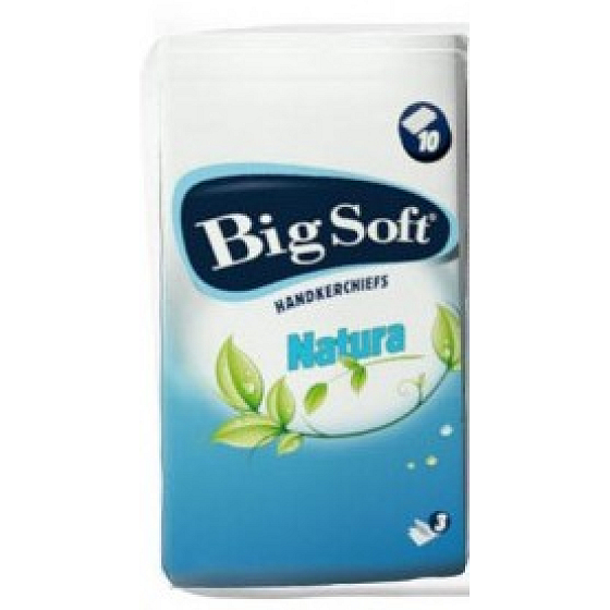Big Soft Natura papírové kapesníky 3 vrstvé 1 kus