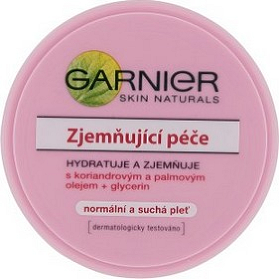 Garnier Skin Naturals zjemňující péče krém normální a suchá pleť 200 ml