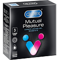 Durex Mutual Pleasure kondom z wypustkami, nominalna szerokość: 56 mm 3 sztuki
