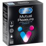Durex Mutual Pleasure kondom z wypustkami, nominalna szerokość: 56 mm 3 sztuki