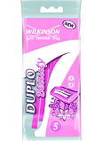 Wilkinson Sword Duplo Beauty jednorazowe maszynki do golenia, 2 ostrza, 5 sztuk