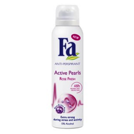Fa Active Pearls Rose Fresh deodorant sprej pro ženy 150 ml