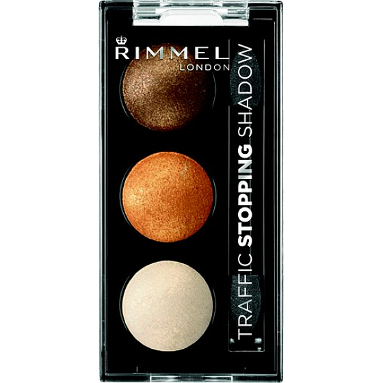 Rimmel London Traffic Stopping Baked Trio oční stíny 001 Over The Limit 2,4 g