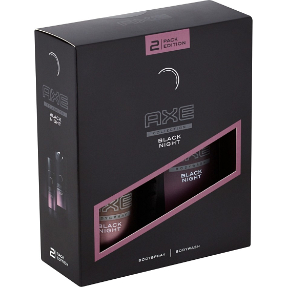 Axe Black Night deodorant sprej pro muže 150 ml + sprchový gel 250 ml, kosmetická sada
