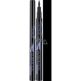 Catrice Glam & Doll Super Black Liner voděodolné oční linky v peru 010 Super Black Waterproof 1 ml Catrice Glam & Doll Super Black Liner voděodolné oční linky v peru 010 Super Black Waterproof 1 ml
