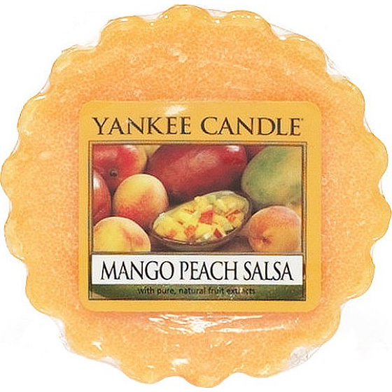 Yankee Candle Mango Peach Salsa - Salsa z manga a broskví vonný vosk do aromalampy 22 g