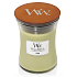 WoodWick Fern - Kapradina vonná svíčka s dřevěným knotem a víčkem sklo střední 275 g