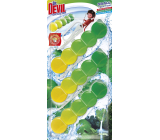 Dr. Devil WC Bicolor 5ball natur fresh zawieszony blok WC, 3× 35 g