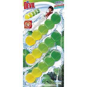 Dr. Devil WC Bicolor 5ball natur fresh zawieszony blok WC, 3× 35 g