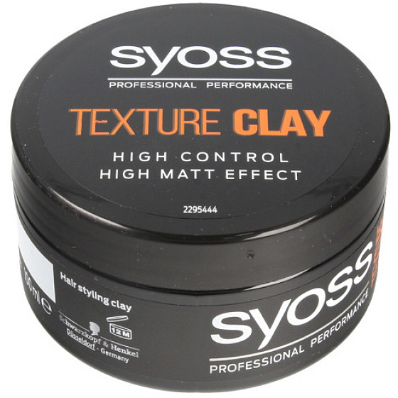 Syoss Texture Clay zmatňující stylingová hlína na vlasy 100 ml