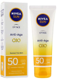 Nivea Sun Q10 Anti-age OF 50 pleťový krém na opalování proti vráskám 50 ml