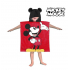 Pončo Mickey Ručník osuška s kapucí - Cca. rozměry: 60 x 120 cm