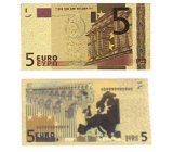 Talisman Złota plastikowa banknot 5 EUR