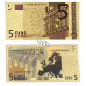 Talisman Złota plastikowa banknot 5 EUR