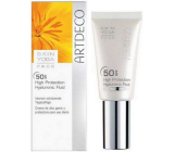 Artdeco Skin Yoga Wysoka Ochrona SPF50 nawilżający fluid z kwasem hialuronowym dla starzejącej się skóry 30 ml