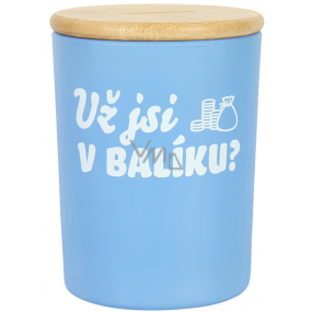 Albi Skarbonka szklana U już jesteś w paczce? 10,5 x 13,5 cm