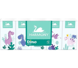 Harmony Kids Dino chusteczki papierowe 3-warstwowe 10 x 10 sztuk