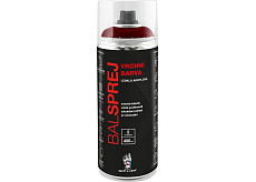 BALSPREJ górna uniwersalna farba akrylowa w sprayu, RAL 3020 czerwony transportowy, 400 ml