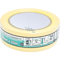 Mako zakrýwająca taśma budowlana PVC, tynkarska, klei 6 tygodni, szerokość 38 mm, długość 33 m