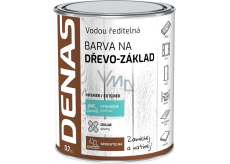 DENAS NA DŘEVO–ZÁKLAD základní barva na dřevo, bílá, 0,7 kg