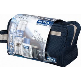 Nivea Men Kazpolarblue gel na holení 200 ml + balzám po holení 100 ml + deodorant sprej 150 ml taška kosmetická sada Nivea Men Kazpolarblue gel na holení 200 ml + balzám po holení 100 ml + deodorant sprej 150 ml taška kosmetická sada