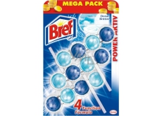 Bref Power Aktiv 4 Formula Ocean Breeze blok WC do higieny i świeżości Twojej toalety, barwi wodę 3 x 50 g, megapack