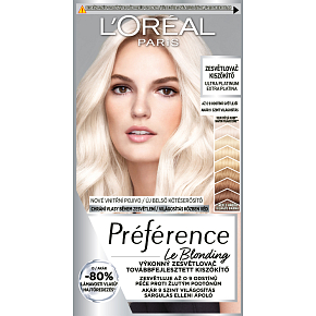 L'oreal Paris Préférence wysoce wydajny rozjaśniacz do włosów, Ultra Platinum extra platynowy L'oreal Paris Préférence wysoce wydajny rozjaśniacz do włosów, Ultra Platinum extra platynowy